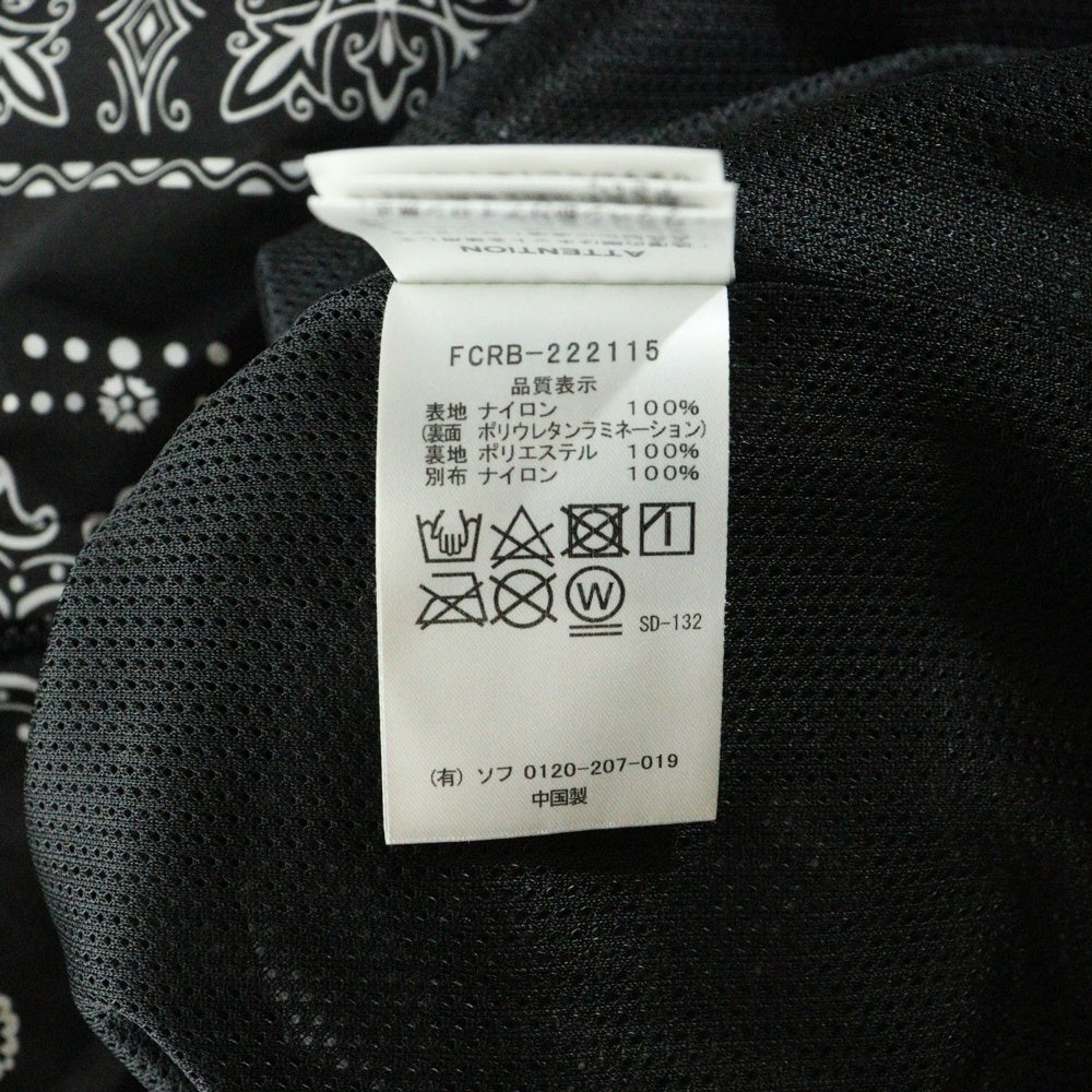 F.C.R.B./F.C.Real Bristol/FCRB(エフシーアールビー/エフシーレアルブリストル) 22AW BANDANA TRAINING JACKET バンダナ トレーニング ナイロンジャケット FCRB-222115