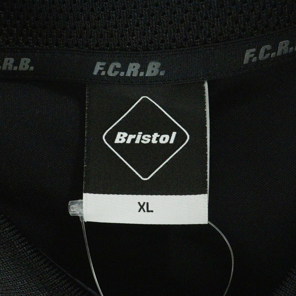 F.C.R.B./F.C.Real Bristol/FCRB(エフシーアールビー/エフシーレアルブリストル) 22SS S/S TEAM POLO ショートスリーブ チーム 半袖ポロシャツ ブラック FCRB-220024
