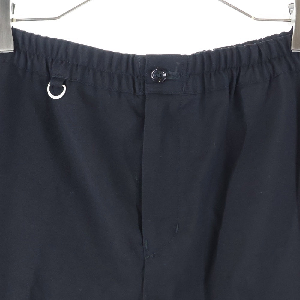 SOPHNET.(ソフネット) 23SS SUPER BLACK WOOL TAPERED EASY PANTS スーパー ブラック ウール テーパードイージーパンツ ブラック SOPH-230017