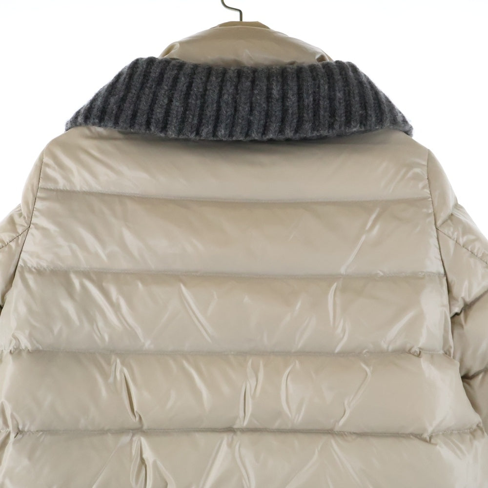 MONCLER(モンクレール) CIGALE RAIN SYSTEM シガール ニット コンビネーション ナイロン ダウンジャケット ベージュ 220934639605