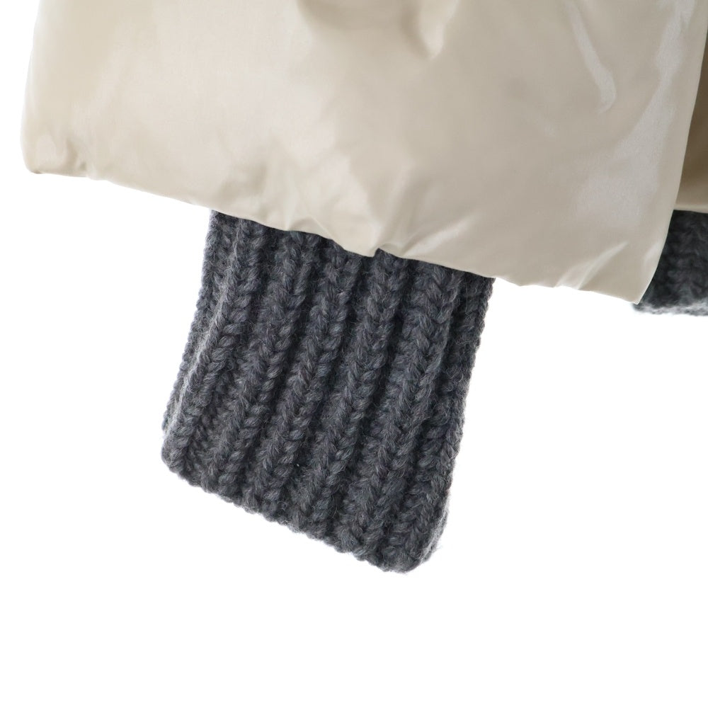 MONCLER(モンクレール) CIGALE RAIN SYSTEM シガール ニット コンビネーション ナイロン ダウンジャケット ベージュ 220934639605