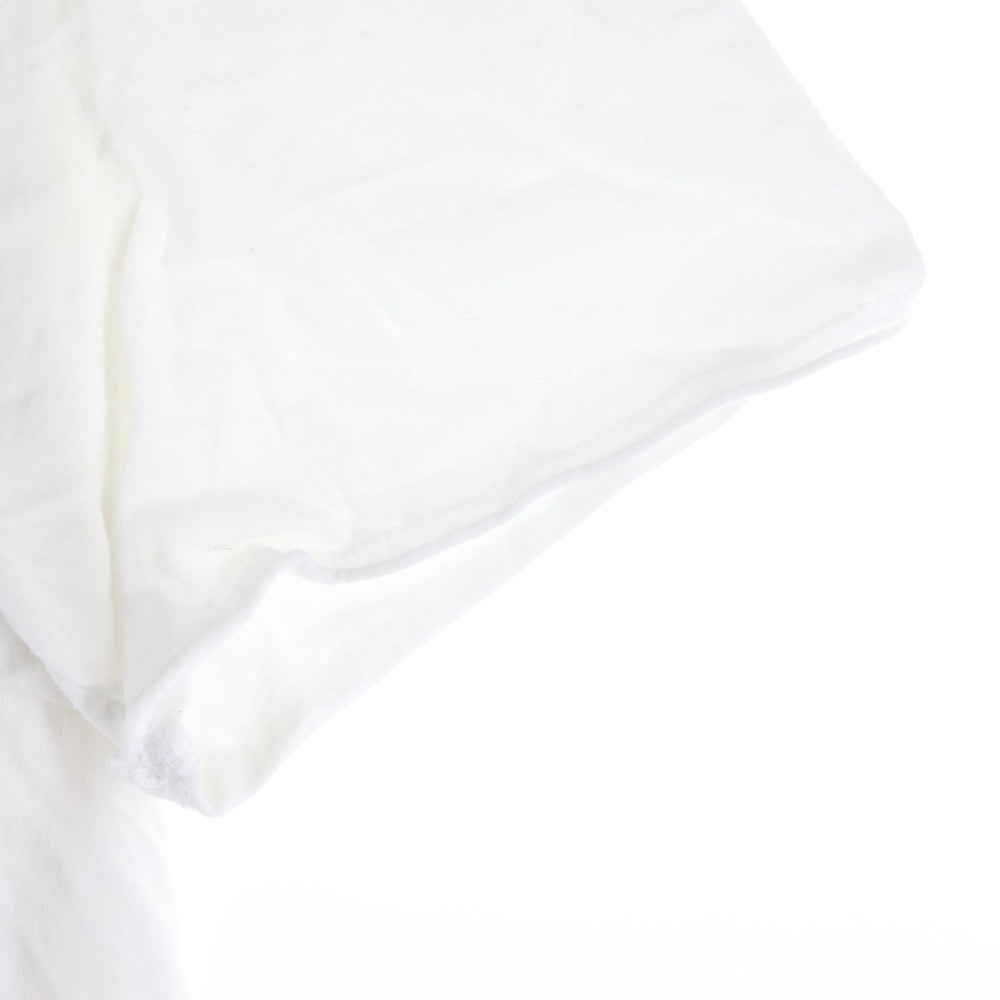 COMME des GARCONS HOMME PLUS(コムデギャルソンオムプリュス) 12SS AD2011 フリルデザイン コットン 半袖Tシャツ カットソー ホワイト PI-T033