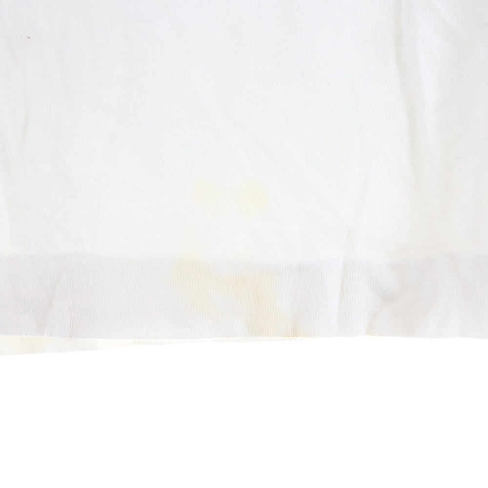 PLAY COMME des GARCONS(プレイコムデギャルソン) AD2004 ハートロゴ コットン クルーネック 半袖Tシャツ カットソー ホワイト/レッド AZ-T024