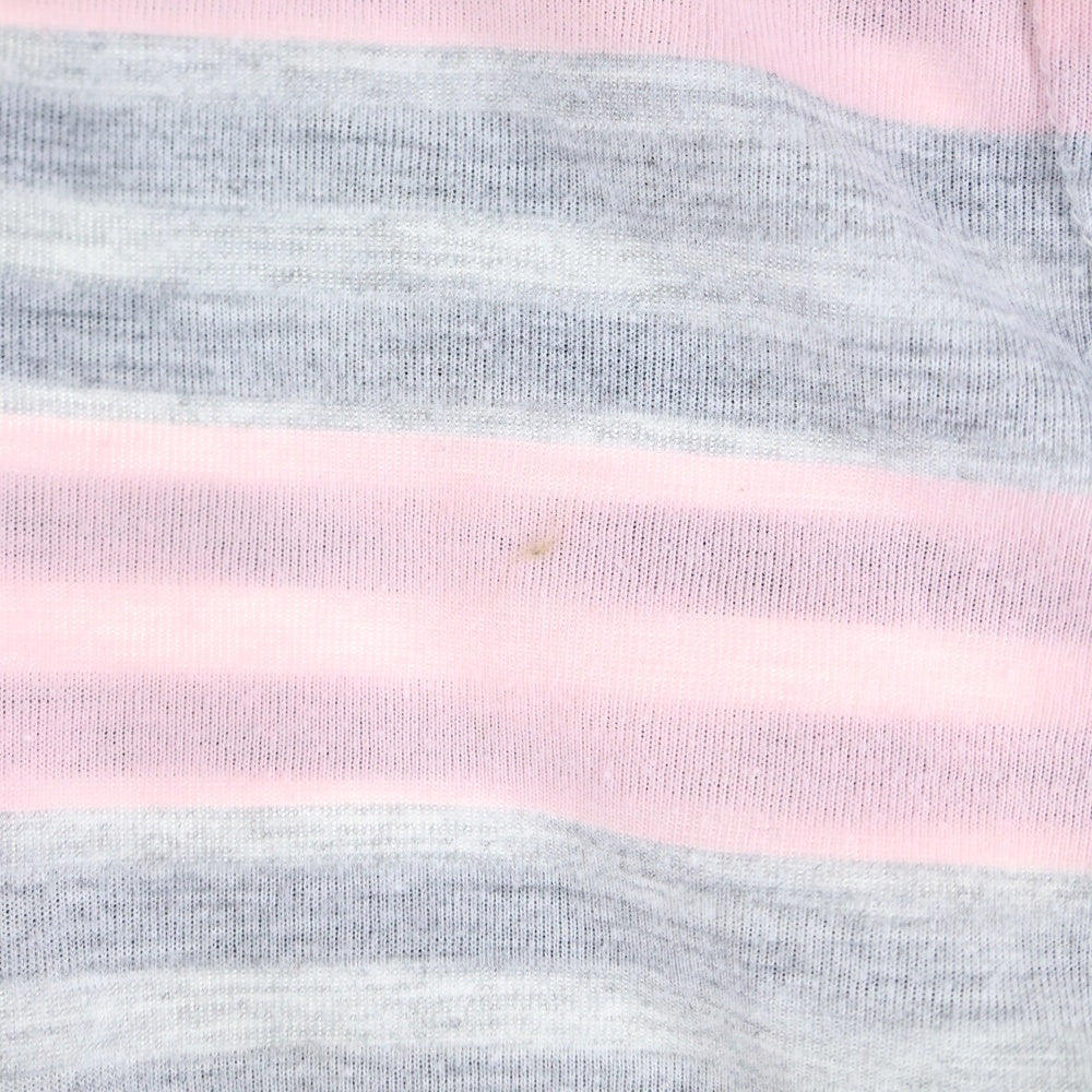 GOOD DESIGN SHOP COMME des GARCONS(グッドデザインショップ コムデギャルソン) AD2013 ドッキングボーダー コットン クルーネック 七分袖Tシャツ カットソー ネイビー/ホワイト/ピンク IK-T018