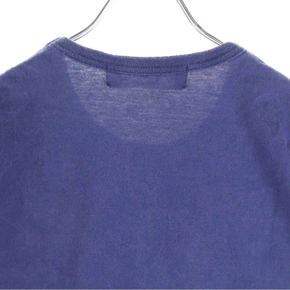 PLAY COMME des GARCONS(プレイコムデギャルソン) AD2012 ハートロゴ コットン クルーネック 半袖Tシャツ カットソー ネイビー AZ-T184