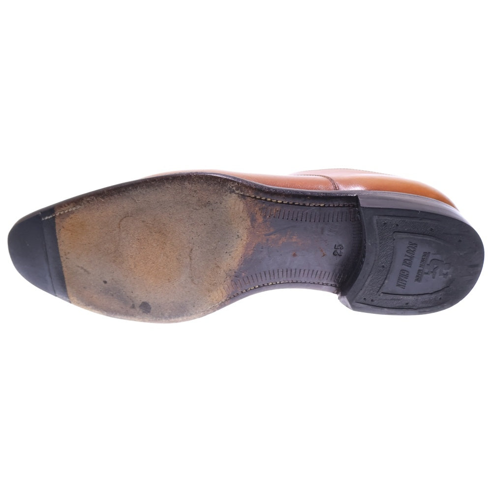 SCOTCH GRAIN(スコッチグレイン) 日本製 ストレートチップ レザー ドレスシューズ ブラウン 916