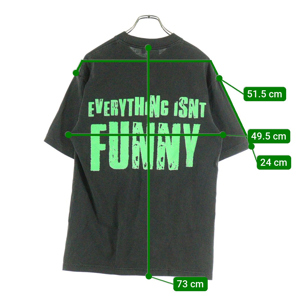 Endless Denim(エンドレス デニム) FUNNY CLOWN SHIRT ファニークラウン プリントTシャツ 半袖カットソー ブラック