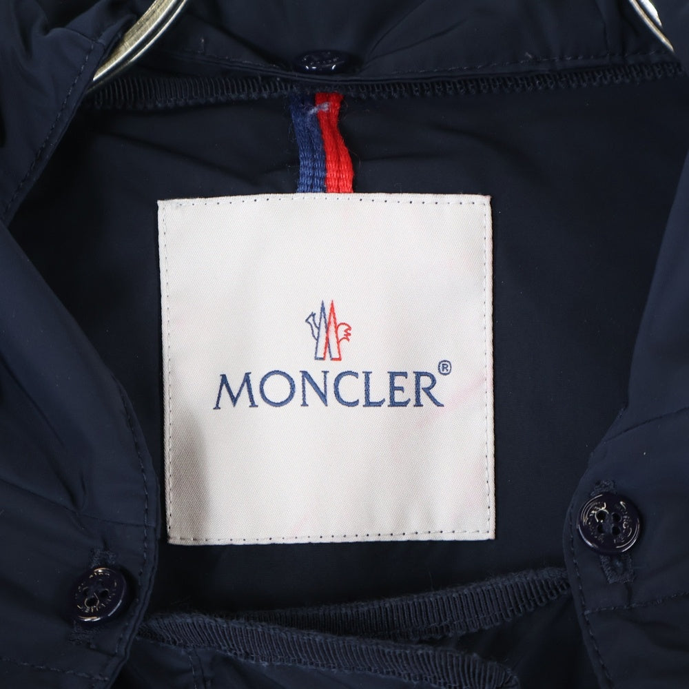 MONCLER(モンクレール) 18SS ANTHEMIS GIUBBOTTO アンテミス ロゴワッペン ポリエステル スプリングコート ネイビー レディース D10934960505 54543