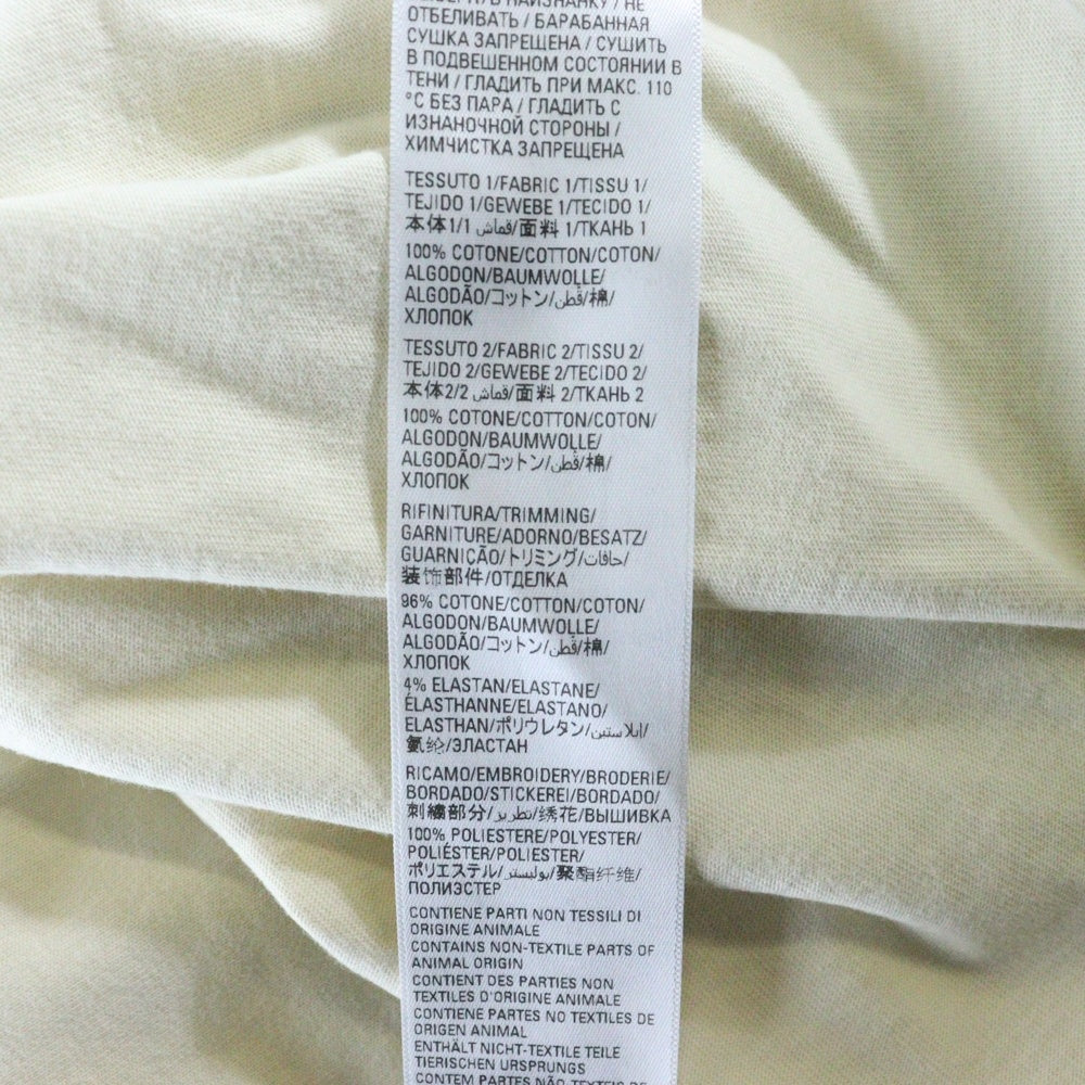 BALENCIAGA(バレンシアガ) LAYERED LONG SLEEVE SHIRT レイヤード ロングスリーブ ドッキング 長袖Tシャツ カットソー アイボリー 698631 TLVF3