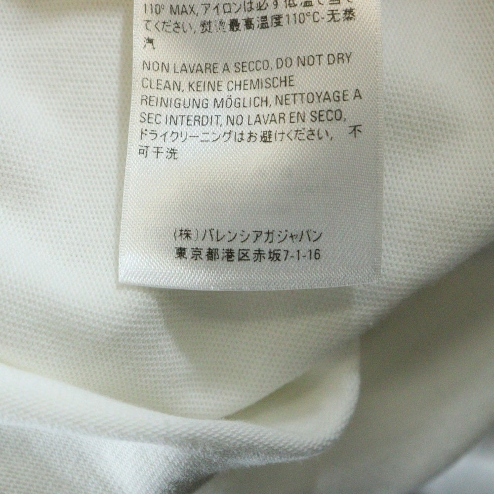 BALENCIAGA(バレンシアガ) 20AW GYM WEAR LOGO T-SHIRT ジム ウェア ロゴ プリント クルーネック 半袖Tシャツ カットソー ホワイト 620969 TIVD5