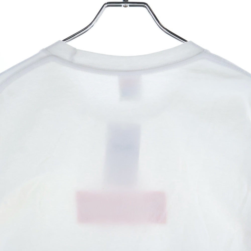 SUPREME(シュプリーム) Box Logo L/S Tee ボックスロゴ プリント クルーネック 長袖Tシャツ カットソー ホワイト