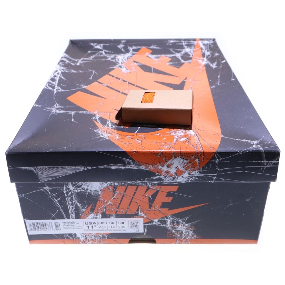 NIKE(ナイキ) AIR JORDAN 1 RETRO HIGH OG Shattered Backboard エアジョーダン1 レトロ シャッタードバックボード ハイカットスニーカー US11.5/29.5cm DZ5485-008