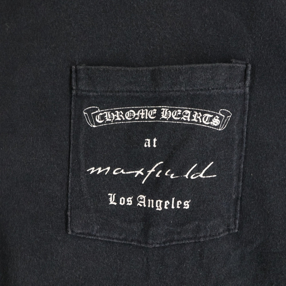 CHROME HEARTS(クロムハーツ) 90S×max field Dagger TEE OLD オールドモデル マックスフィールド ダガープリント 半袖Tシャツ カットソー ブラック