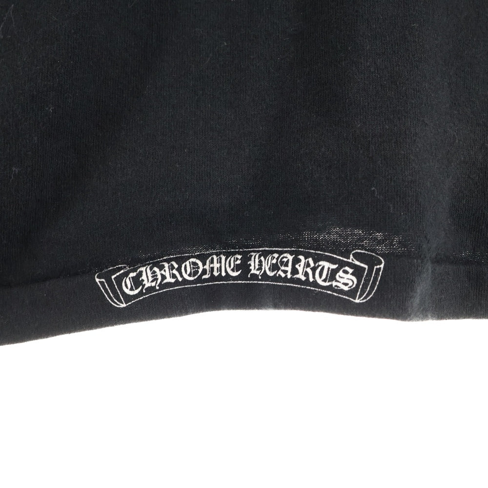 CHROME HEARTS(クロムハーツ) 90S VINTAGE anvilボディ 1ポケット スクロールラベルプリント 半袖プリントTシャツ カットソー ブラック