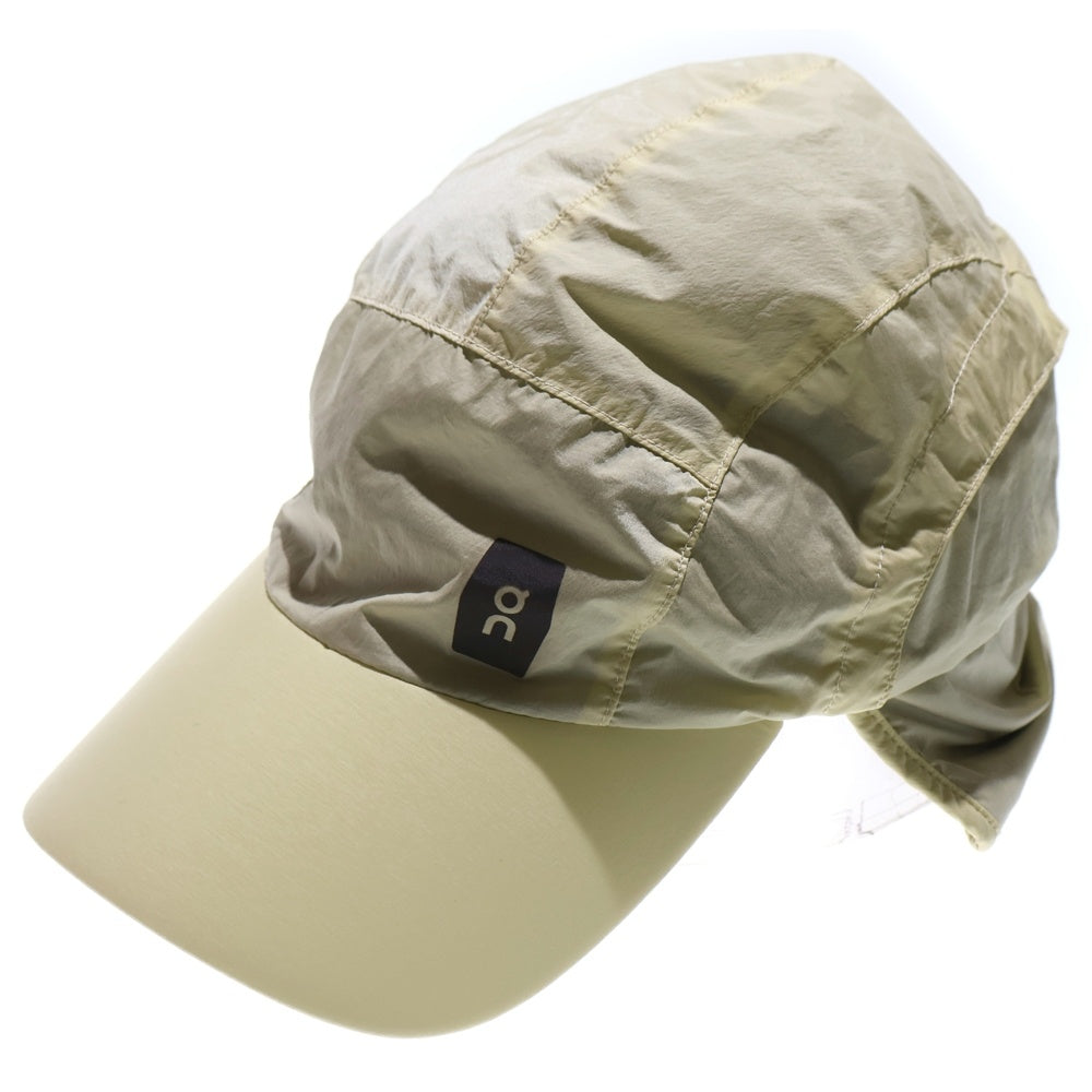 On(オン) ロゴプリント ランニング ビニミキャップ 帽子 イエロー 336.01404