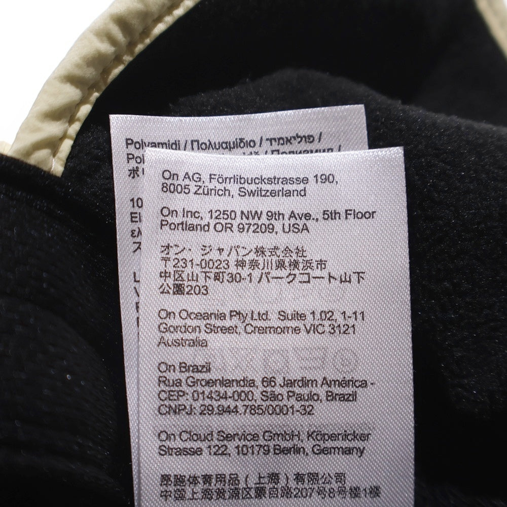 On(オン) ロゴプリント ランニング ビニミキャップ 帽子 イエロー 336.01404