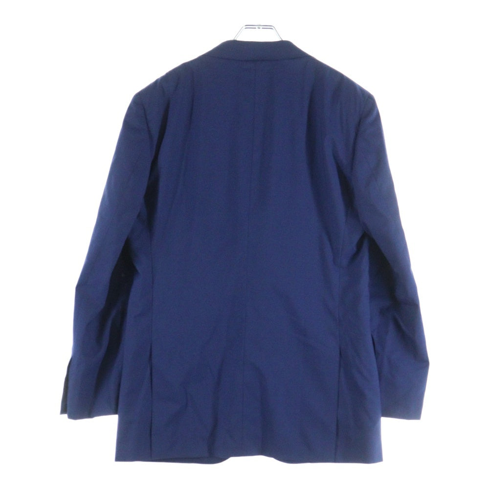 UNITED ARROWS(ユナイテッドアローズ) ウール 3B テーラードジャケット タキシードベスト スラックス パンツ セットアップ スーツ ブルー 1126-259-1905