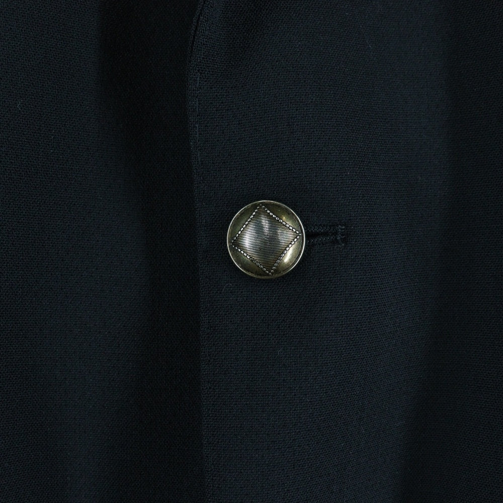 TAGLIATORE(タリアトーレ) メタルボタン ノッチドラペル ウール 2B テーラードジャケット ブラック 1SVS22B