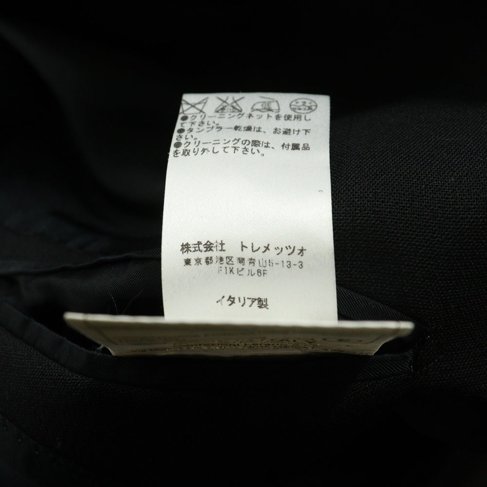 TAGLIATORE(タリアトーレ) メタルボタン ノッチドラペル ウール 2B テーラードジャケット ブラック 1SVS22B