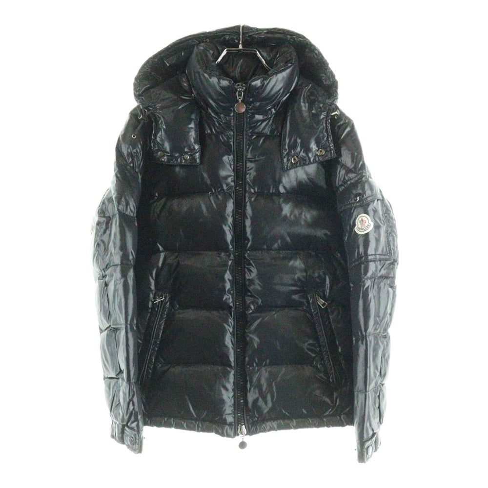 MONCLER(モンクレール) MAYA マヤ ナイロン ジップアップフーデット ダウンジャケット ブラック 40366