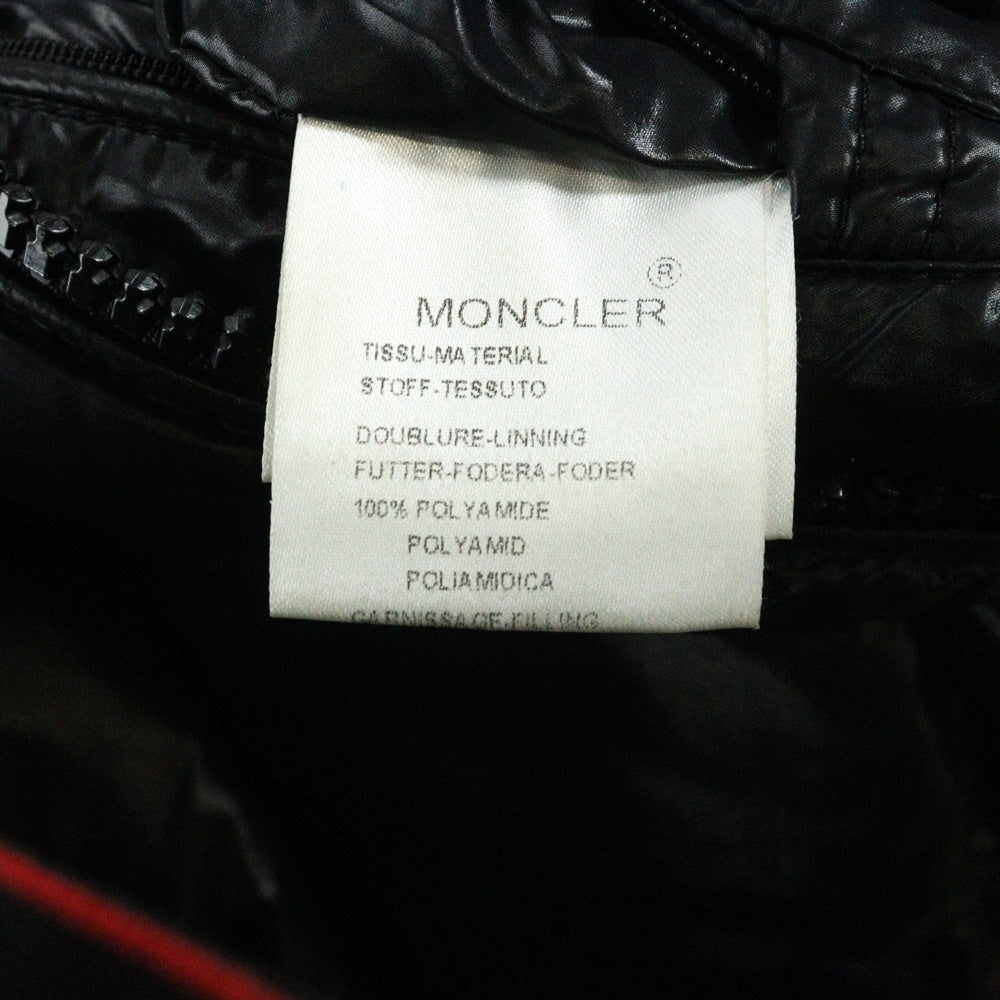 MONCLER(モンクレール) MAYA マヤ ナイロン ジップアップフーデット ダウンジャケット ブラック 40366