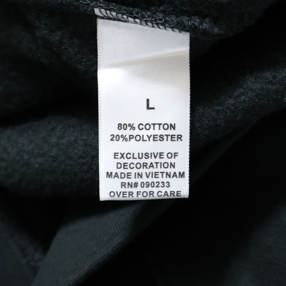 ESSENTIALS FEAR OF GOD(エッセンシャル フィアオブゴッド) 21SS BACK LOGO SWEAT HOODIE 背面ロゴプリント フーデット スウェットパーカー ブラック