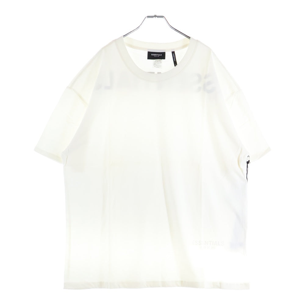 ESSENTIALS FEAR OF GOD(エッセンシャル フィアオブゴッド) BOXY LOGO TEE2 ボクシー ロゴ 半袖Tシャツ カットソー ホワイト