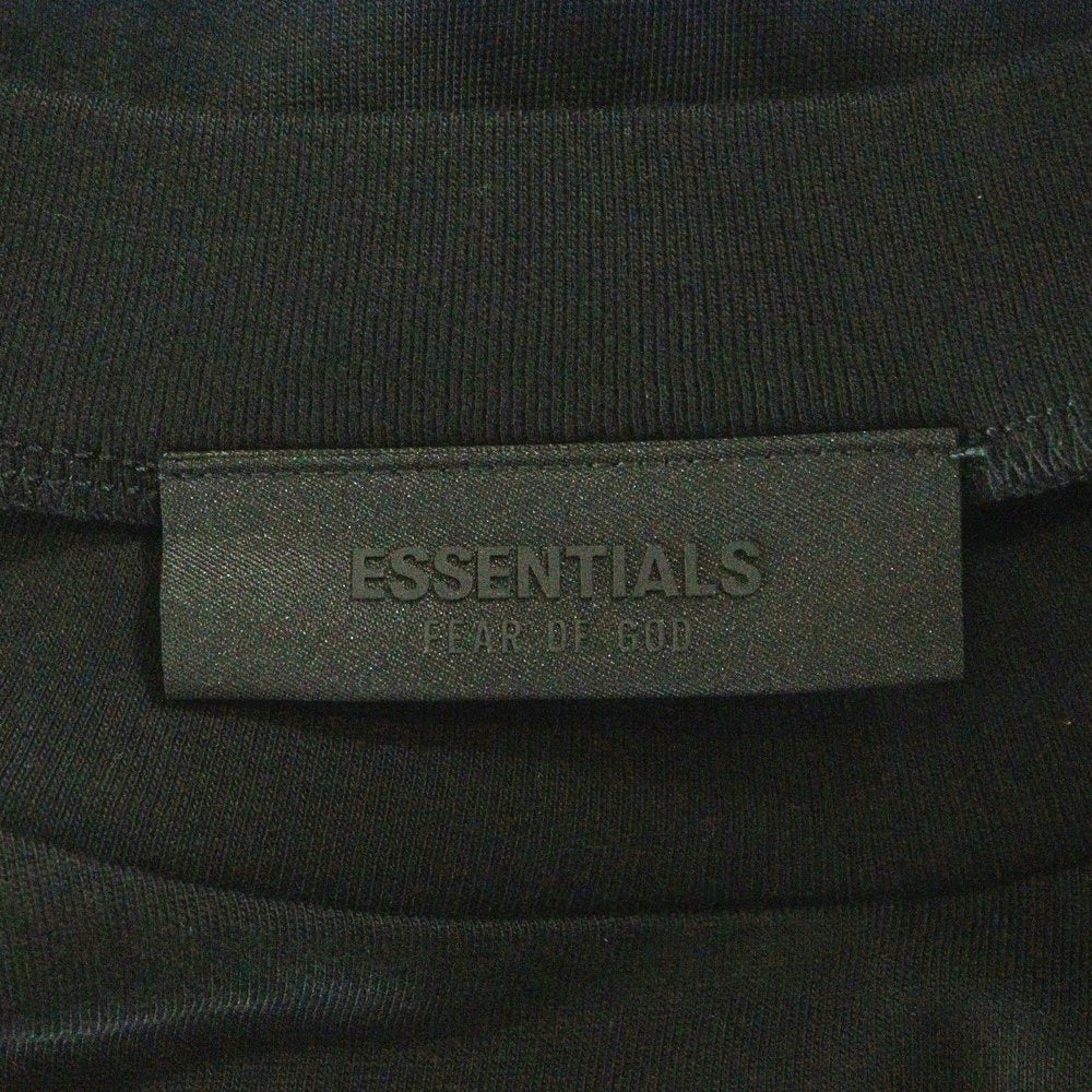 ESSENTIALS FEAR OF GOD(エッセンシャル フィアオブゴッド) 24AW JERSEY CREWNECK TEE ジャージクルーネック 半袖Tシャツ カットソー ブラック/ベージュ 125BT244190F