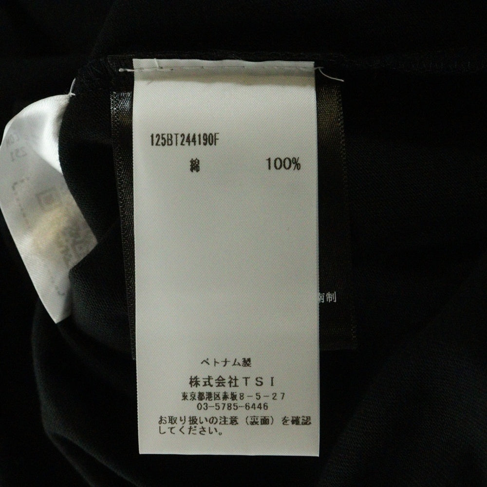 ESSENTIALS FEAR OF GOD(エッセンシャル フィアオブゴッド) 24AW JERSEY CREWNECK TEE ジャージクルーネック 半袖Tシャツ カットソー ブラック/ベージュ 125BT244190F