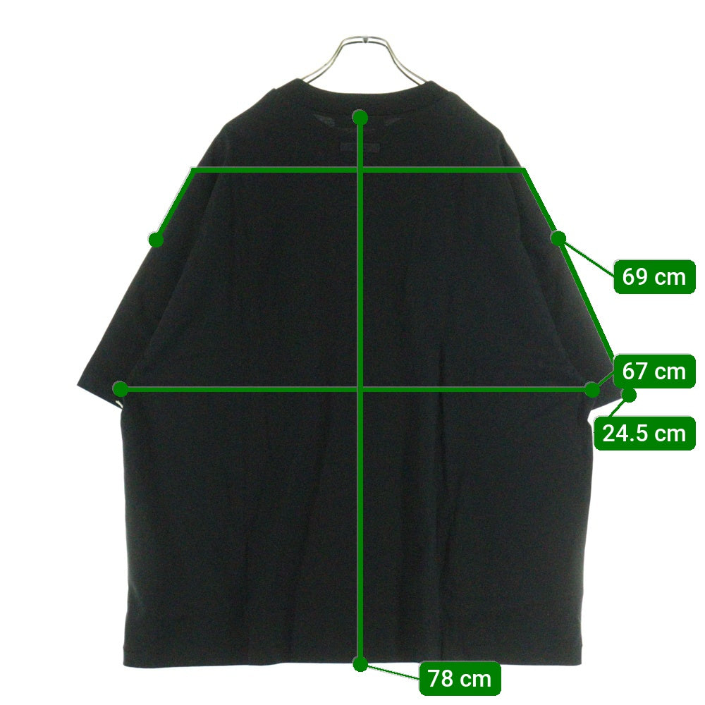 ESSENTIALS FEAR OF GOD(エッセンシャル フィアオブゴッド) 24AW JERSEY CREWNECK TEE ジャージクルーネック 半袖Tシャツ カットソー ブラック/ベージュ 125BT244190F