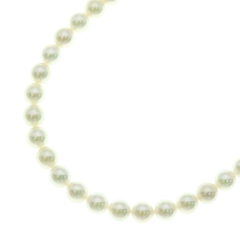 COMME des GARCONS(コムデギャルソン) × MIKIMOTO パール チェーンネックレス ホワイト/シルバー OZ-K807 レディース