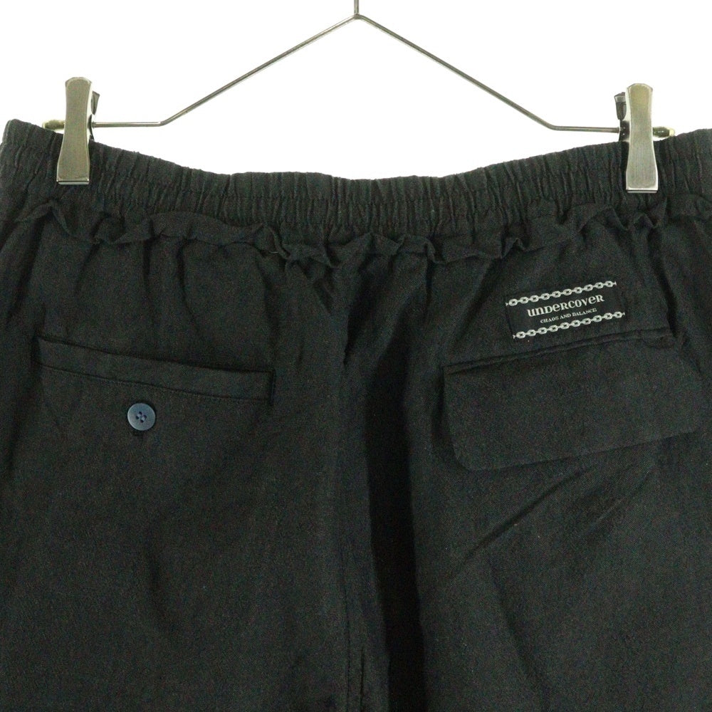 UNDERCOVER(アンダーカバー) 24SS W/Li ウェザー インサイドアウト イージーパンツ チャコール UC1D4511-2