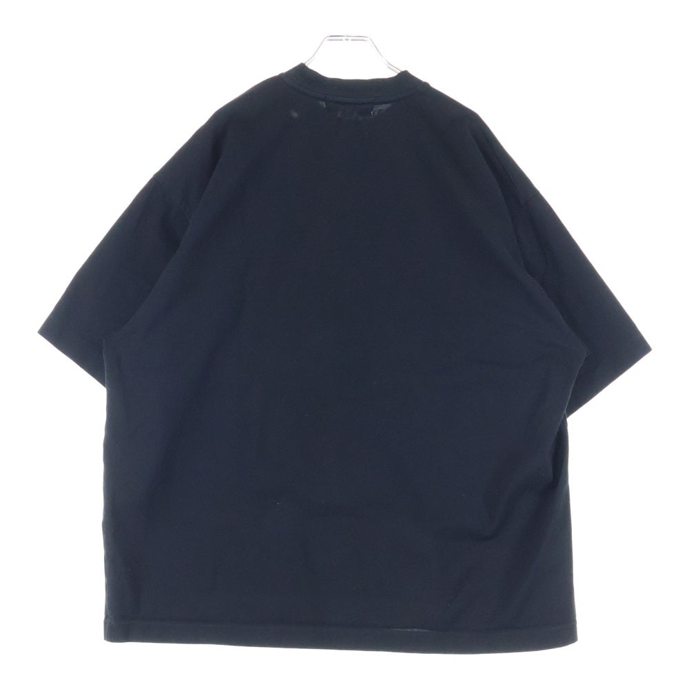 everyone(エブリワン) cotton s/s t-shirt クルーネック 半袖Tシャツ ブラック EV-CS04
