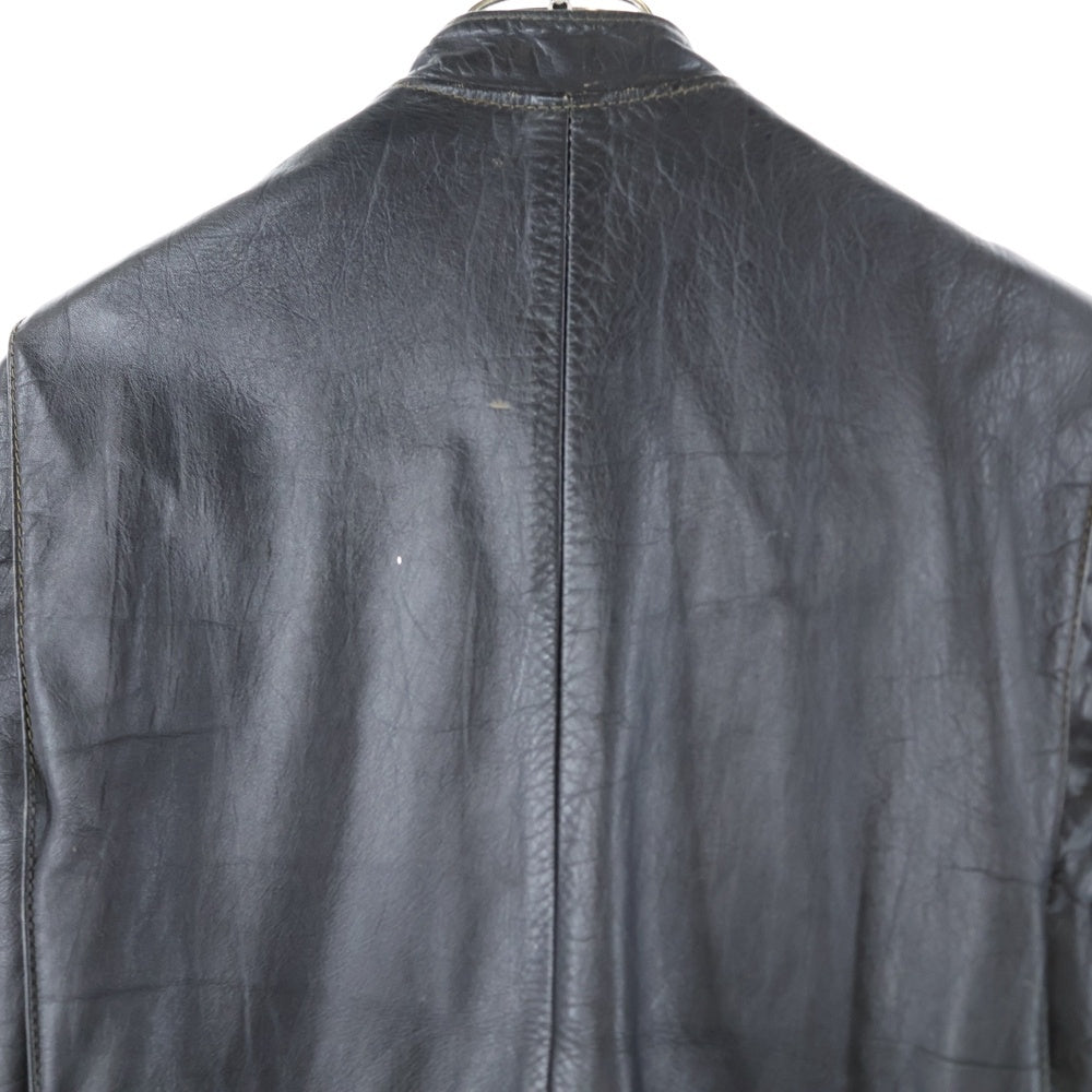 VINTAGE(ヴィンテージ) 70S VINTAGE BROOKS ヴィンテージ ブルックス 涙TALON レザー シングルライダースジャケット ブラック