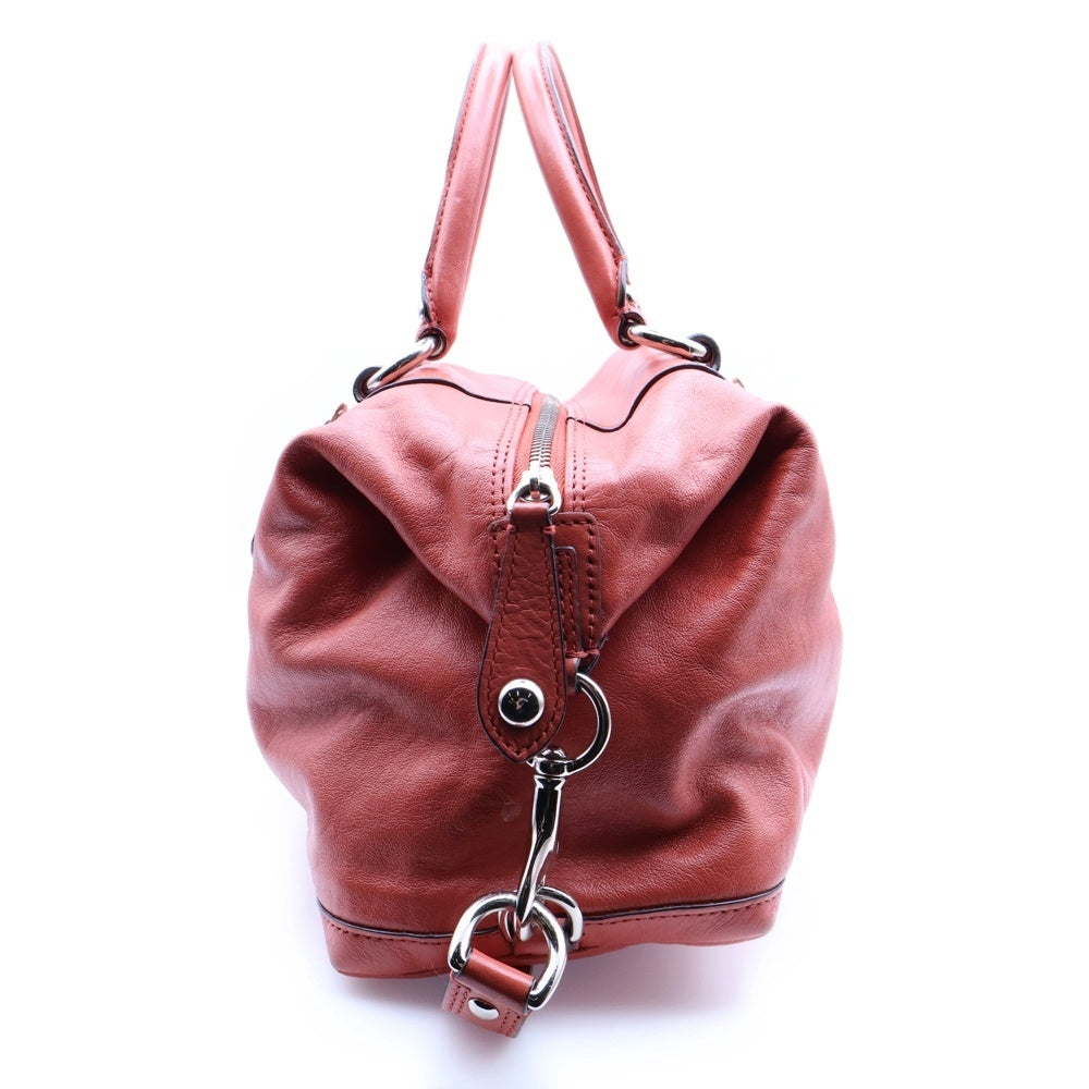 COACH(コーチ) サッチェル レザー 2WAY ハンド ショルダーバッグ ピンク F15445