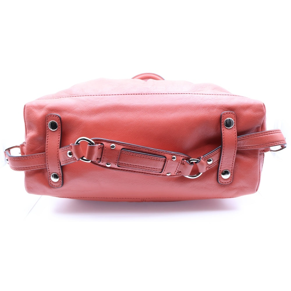 COACH(コーチ) サッチェル レザー 2WAY ハンド ショルダーバッグ ピンク F15445