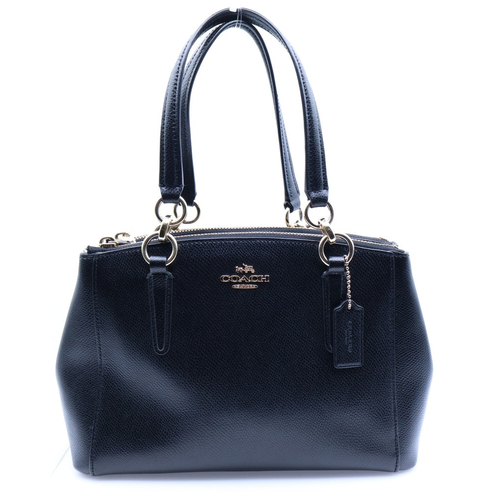 COACH(コーチ) ミニクリスティー レザー 2WAY ハンド ショルダーバッグ ブラック F36704