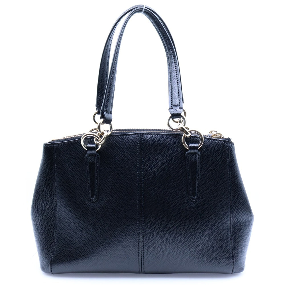 COACH(コーチ) ミニクリスティー レザー 2WAY ハンド ショルダーバッグ ブラック F36704