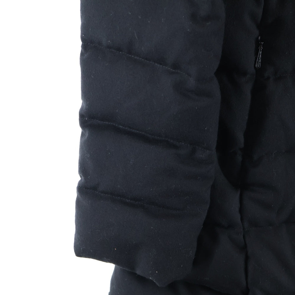 TATRAS(タトラス) 22AW LAVIANA ラビアナ ファー フーデッド ダウンコート ジャケット レディース ブラック LTAT22A4571