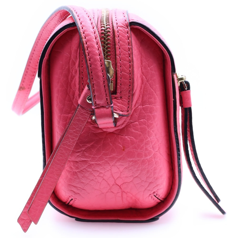 COACH(コーチ) PERRI LANE BUBBLES LOOLOO ペリーレーンバブルズルールー レザー パンチング ショルダーバッグ レディース ピンク