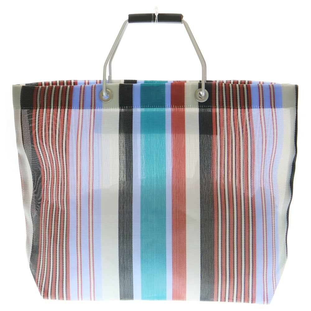 MARNI(マルニ) MARKET STRIPE BAG マーケット ストライプナイロントートバッグ マルチカラー SHMHR08A01TN296