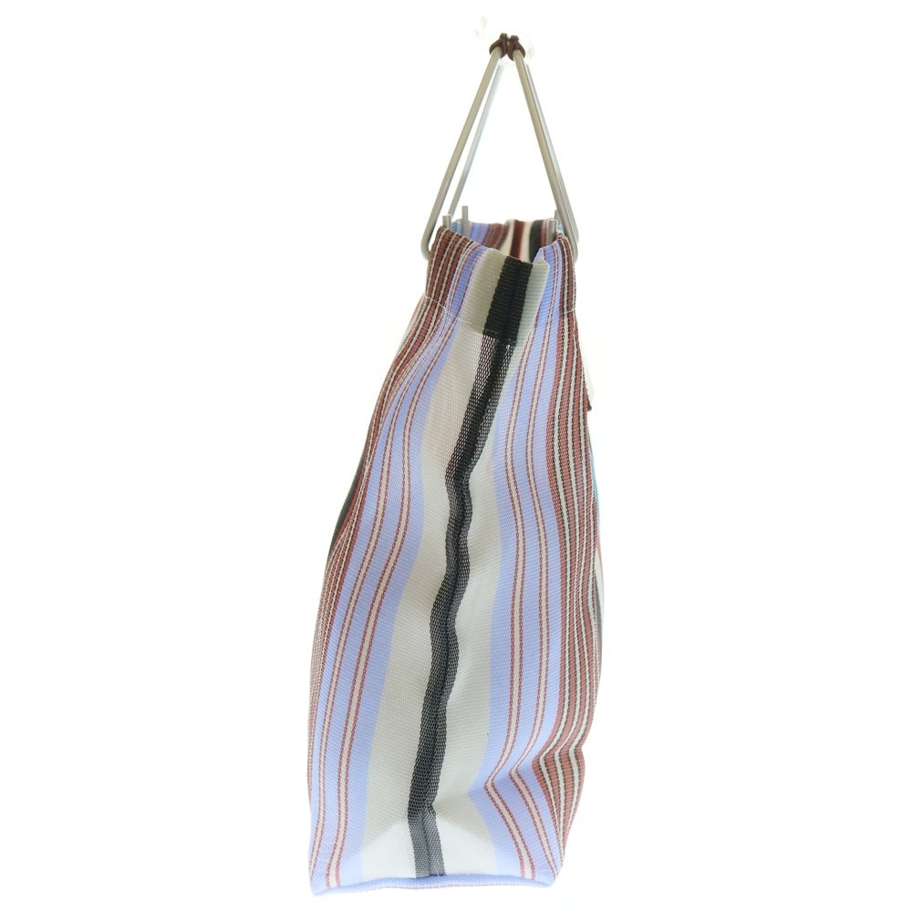 MARNI(マルニ) MARKET STRIPE BAG マーケット ストライプナイロントートバッグ マルチカラー SHMHR08A01TN296