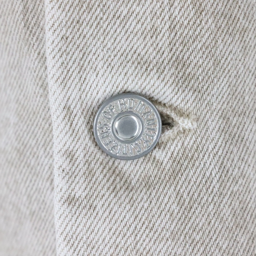 CITIZENS OF HUMANITY(シチズン オブ ヒューマニティー) ARTIST SHIRT ウォッシュ加工 デニムシャツジャケット ベージュ M9018-1183