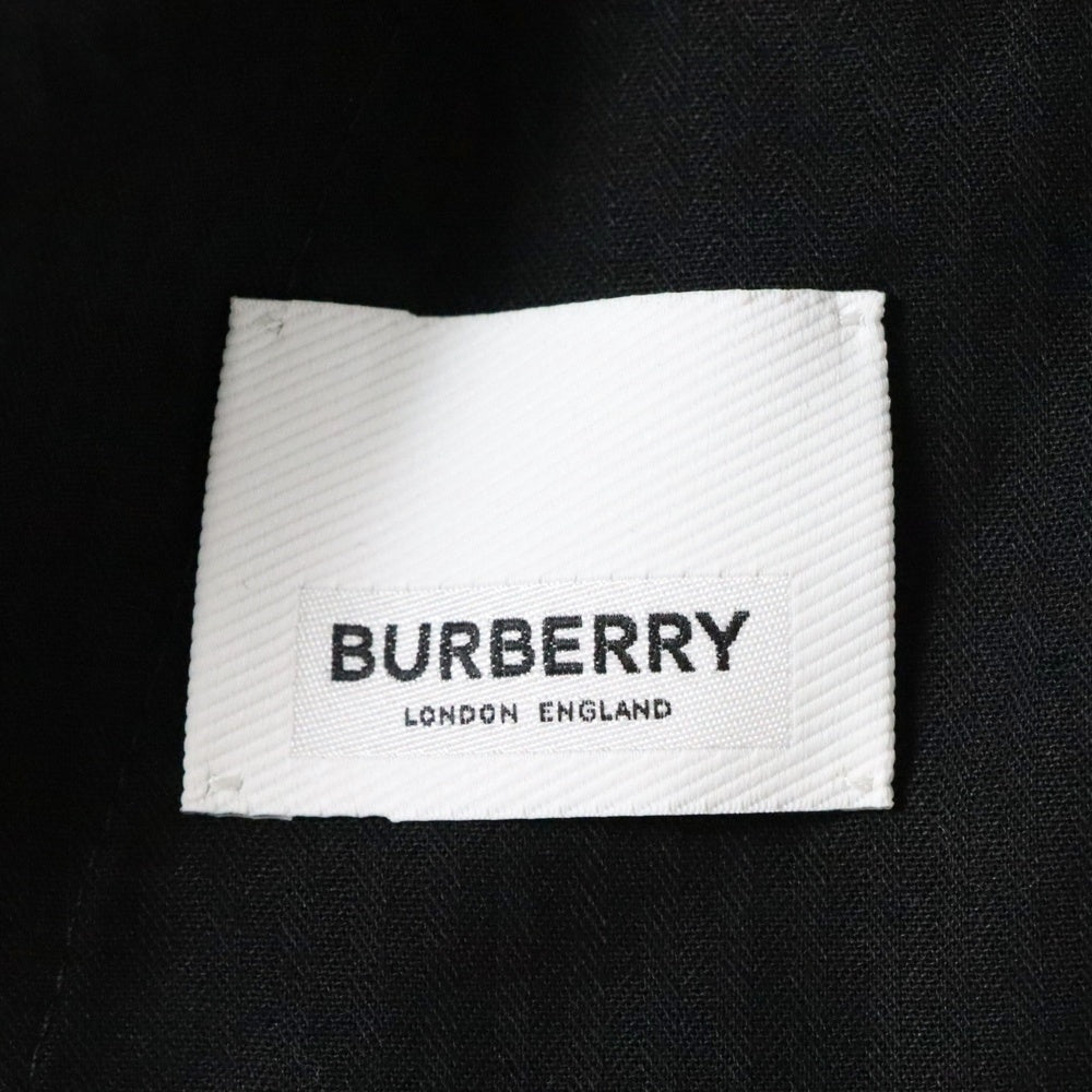 BURBERRY(バーバリー) PINSTRIPED WOOL TROUSERS ピンストライプ ウールスラックス パンツ ブラック 8013837