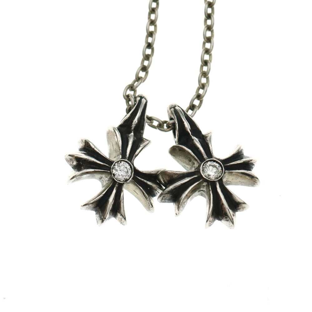 CHROME HEARTS(クロムハーツ) ×COMME des GARCONS CH/CDG DBL PLUS WDIA コムデギャルソン CHプラス ダブルダイヤ ネックレス シルバー
