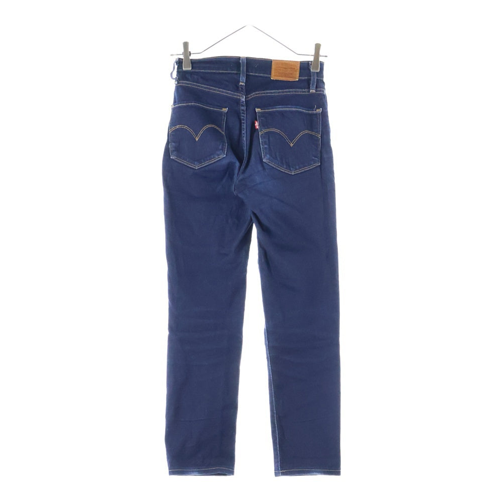 Levi's(リーバイス) 724 HIGH RISE STRAIGHT ハイ ライズ ストレート ボタン裏273 ドーナツボタン カウレザーパッチ 両面BIG E スキニーデニムパンツ レディース 18883-0015