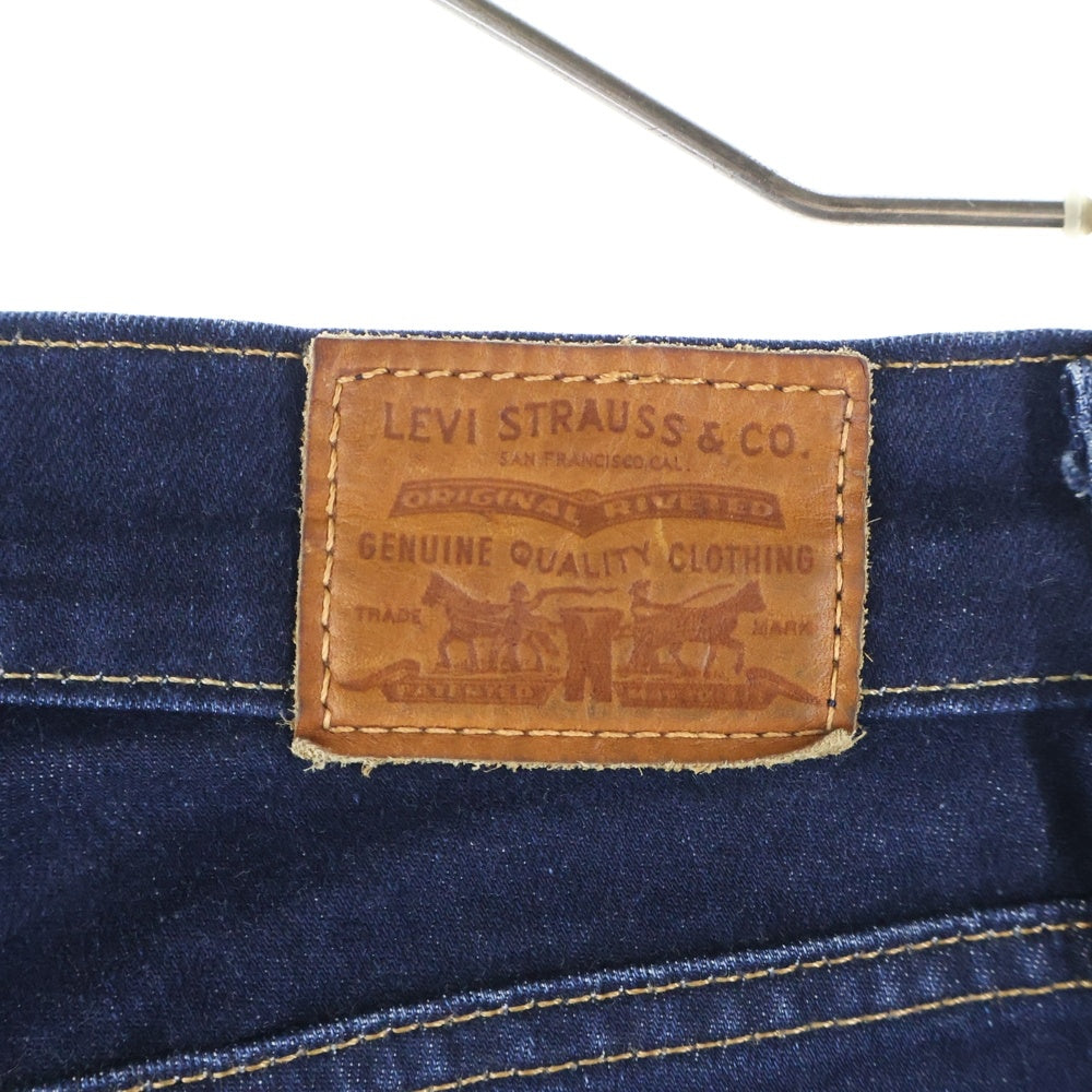 Levi's(リーバイス) 724 HIGH RISE STRAIGHT ハイ ライズ ストレート ボタン裏273 ドーナツボタン カウレザーパッチ 両面BIG E スキニーデニムパンツ レディース 18883-0015