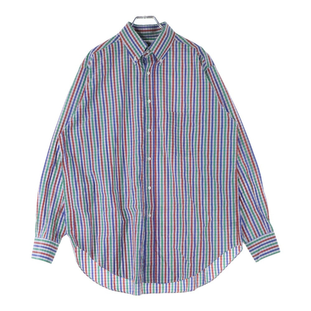 ETRO(エトロ) 7B 胸ポケット チェック柄 長袖シャツ マルチ