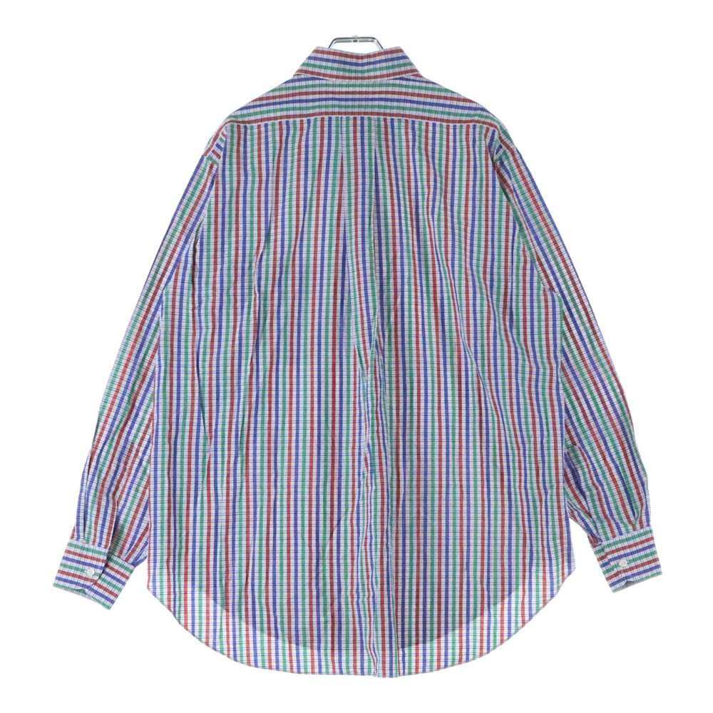 ETRO(エトロ) 7B 胸ポケット チェック柄 長袖シャツ マルチ