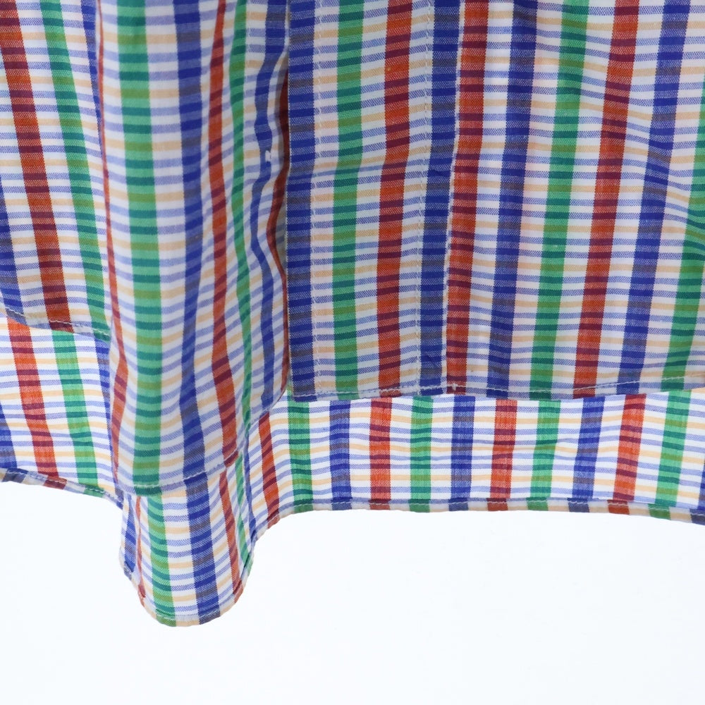 ETRO(エトロ) 7B 胸ポケット チェック柄 長袖シャツ マルチ